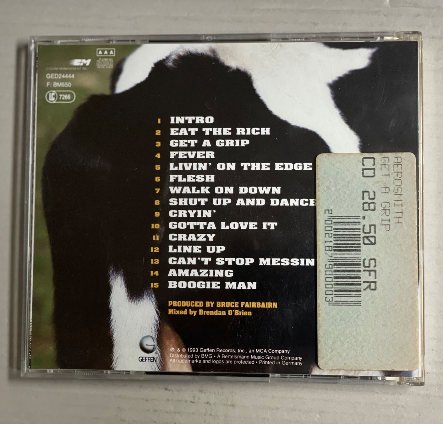 CD: Aerosmith-Get A Grip – Usato da Muri b. Bern venduto da AdidasCollector 1