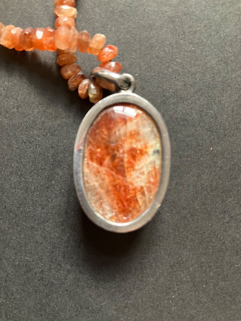 Catenine: Sonnenstein Kette und Anhänger – Usato da Basel venduto da papageientulpe 2