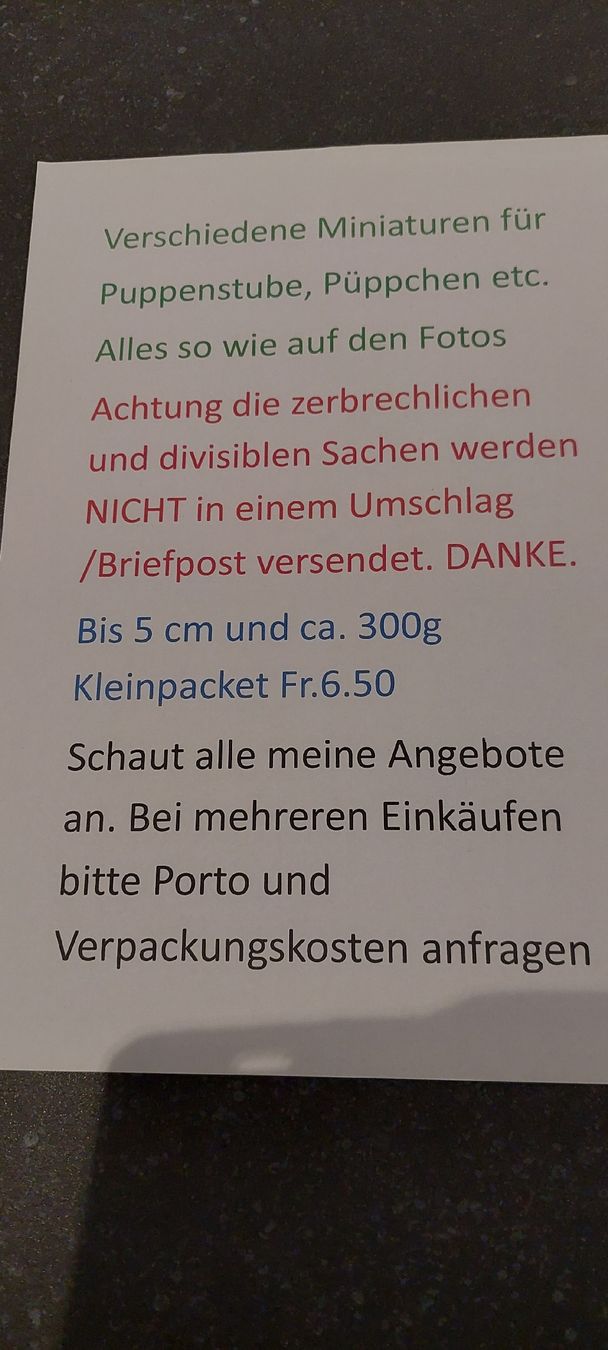 Bambole: Mini Puppenkleidchen neu  ungebraucht – Nuovo (secondo la descrizione) da Muri AG venduto da nindo1 8