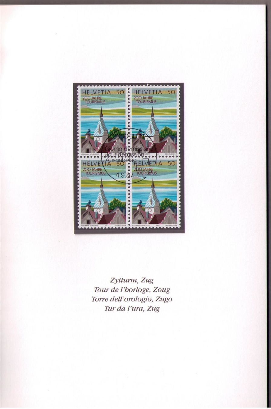 Tutti i francobolli: 1987 TOURISMUS-BLOCK_GESCHENKHEFT_Block+Vb ET ! – Usato da Marthalen venduto da Ch_quality 5