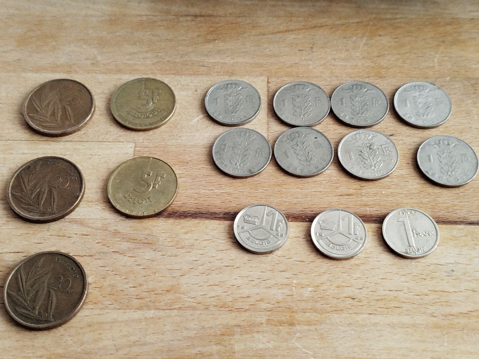Alle Münzen: Lot de pièces de monnaie belges – Gebraucht aus Châtel St Denis von Magil71
