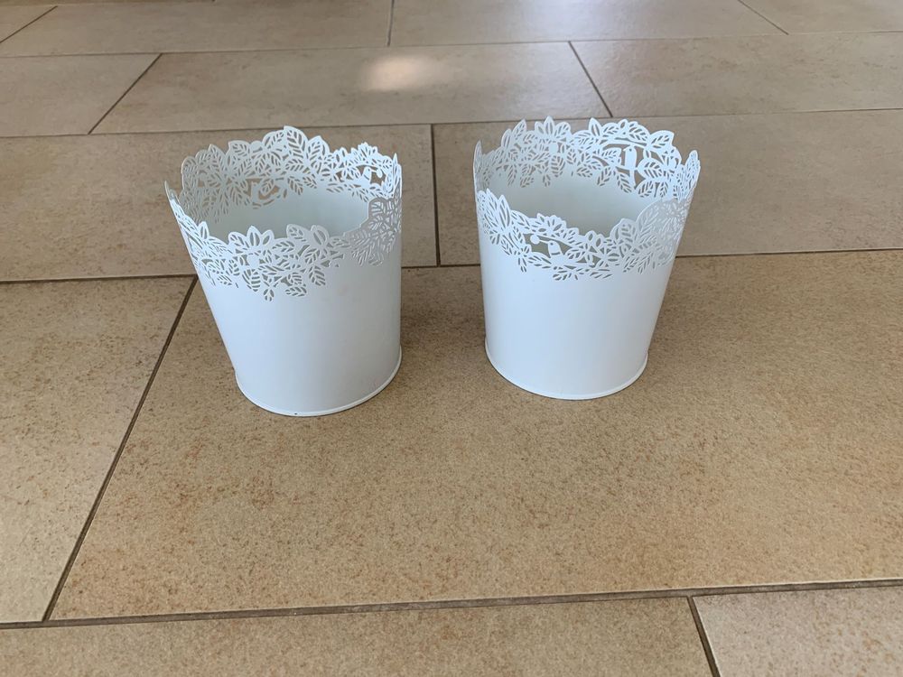 2x Ikea Blumentopf Weiss Samverka 9cm Kaufen auf Ricardo
