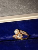 Antiker Diamant Ring Gr. 17,6 mm