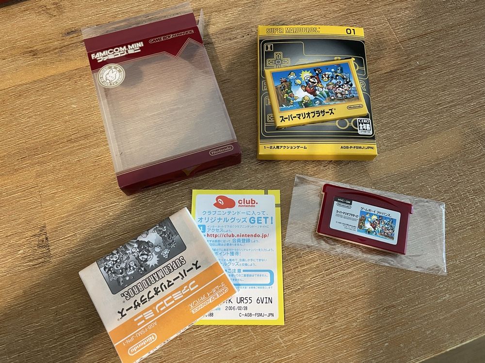 Super Mario Bros Gameboy Advance Famicom Mini Japanische (Gebraucht) in ...