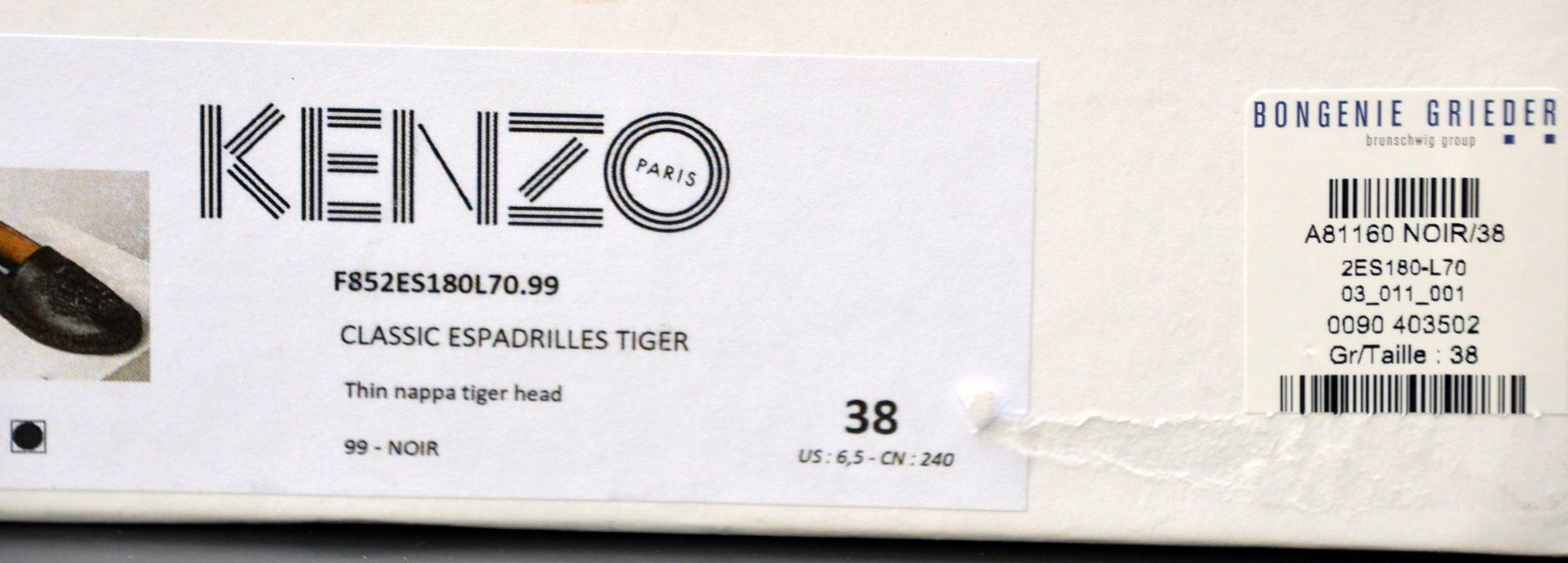 Kenzo Scarpe da donna: Espadrilles Kenzo Tigger  .38 – Usato da Collonges venduto da Auganien 9