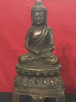 Antike Buddha Statue Bronze Burma Myanmar Rarität