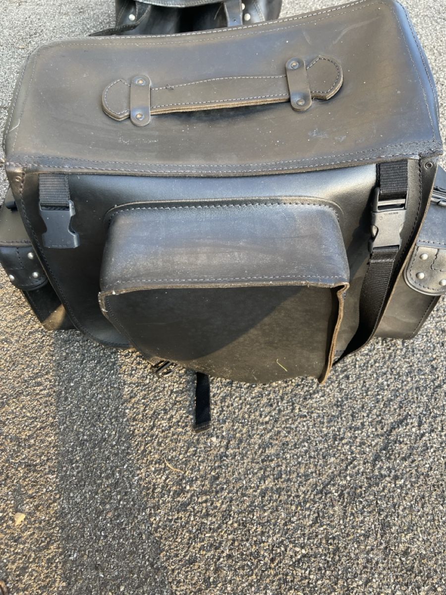 Held Borse: Leder Satteltaschen Held Motorradtaschen  – Usato da Winterthur venduto da Ema9 3