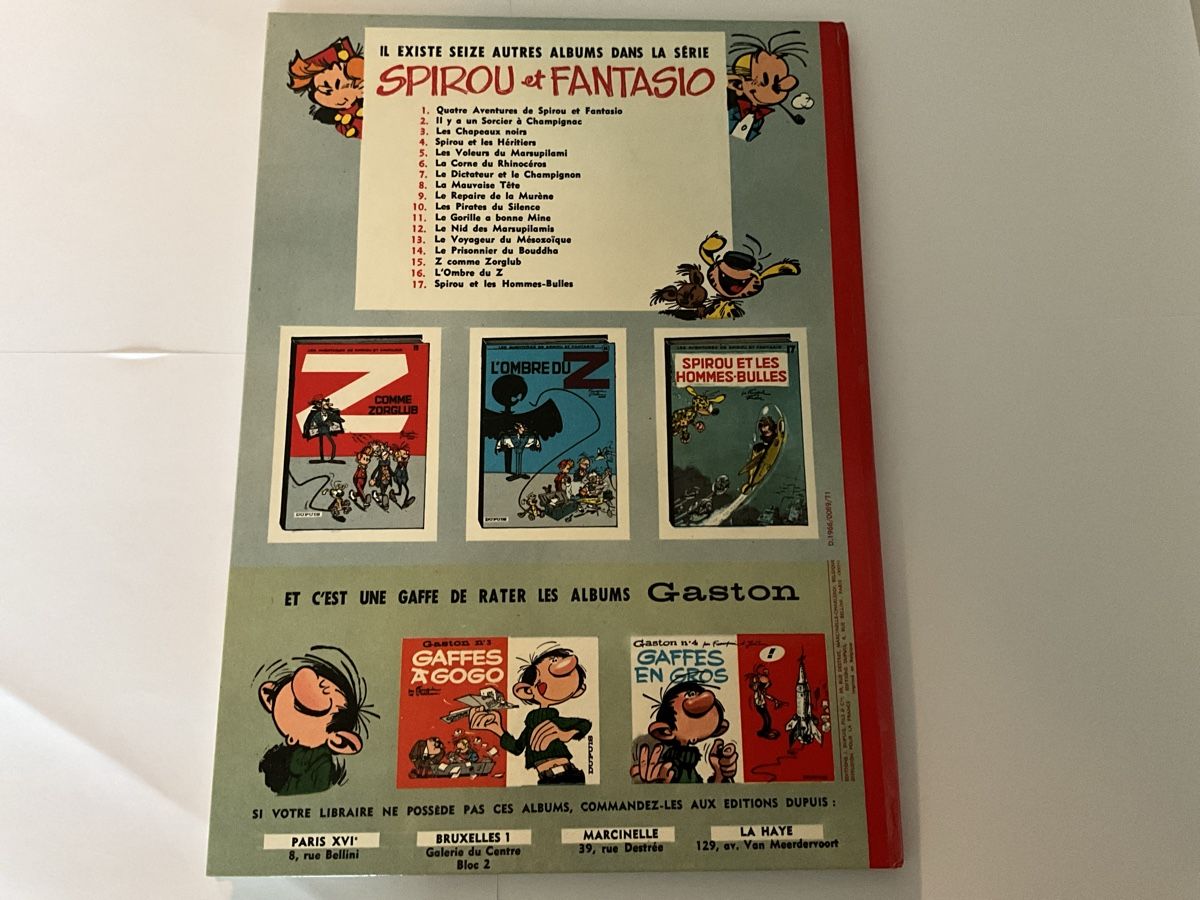 Comics: Spirou et Fantasio T.7 (1966) – Gebraucht aus Agriswil von Ueli03 1