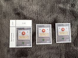 MARKEN   3x HELVETIA SPEZIALBRIEFMARKE 2004, POSTFRISCH