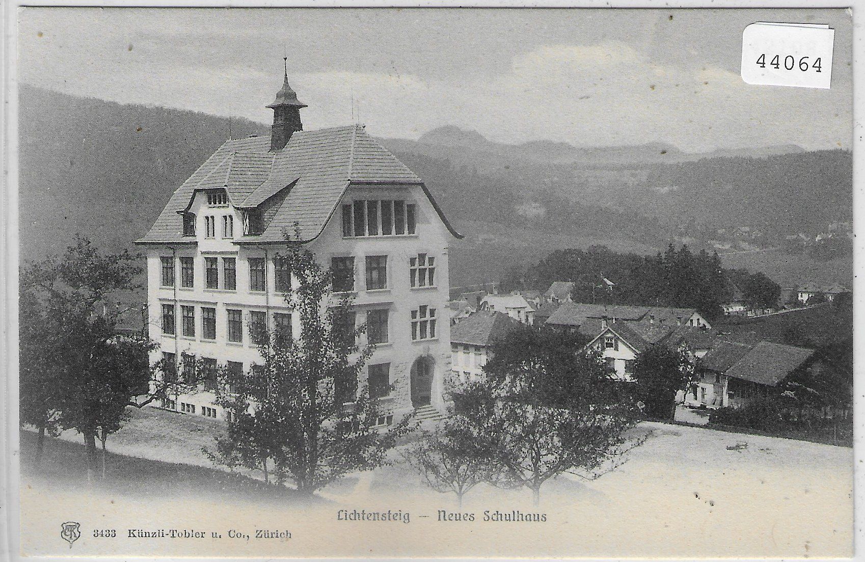 Cartoline postali: Lichtensteig - Neues Schulhaus – Usato da Ettingen venduto da Kartenplanet
