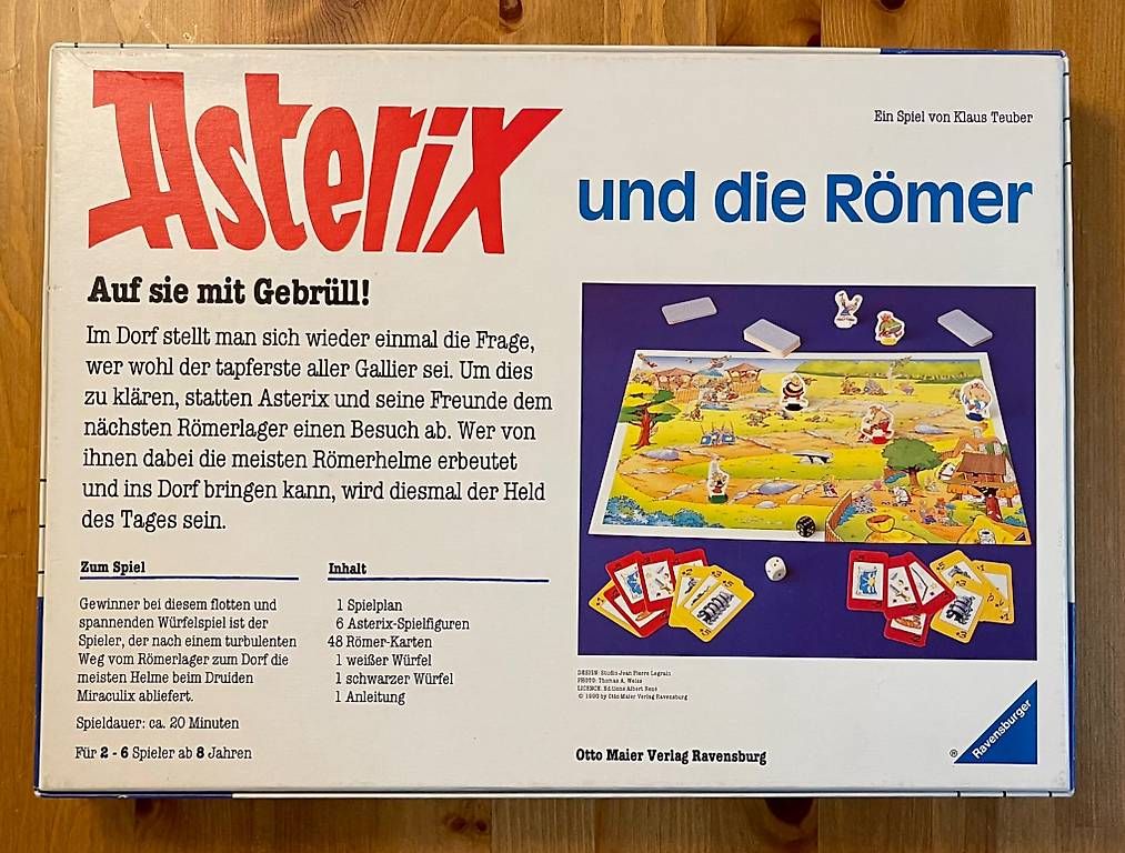 Ravensburger Giochi: Asterix und die Römer Spiel Ravensburger 1990 – Usato da Gümligen venduto da VIN-TAGE-ZONE 4