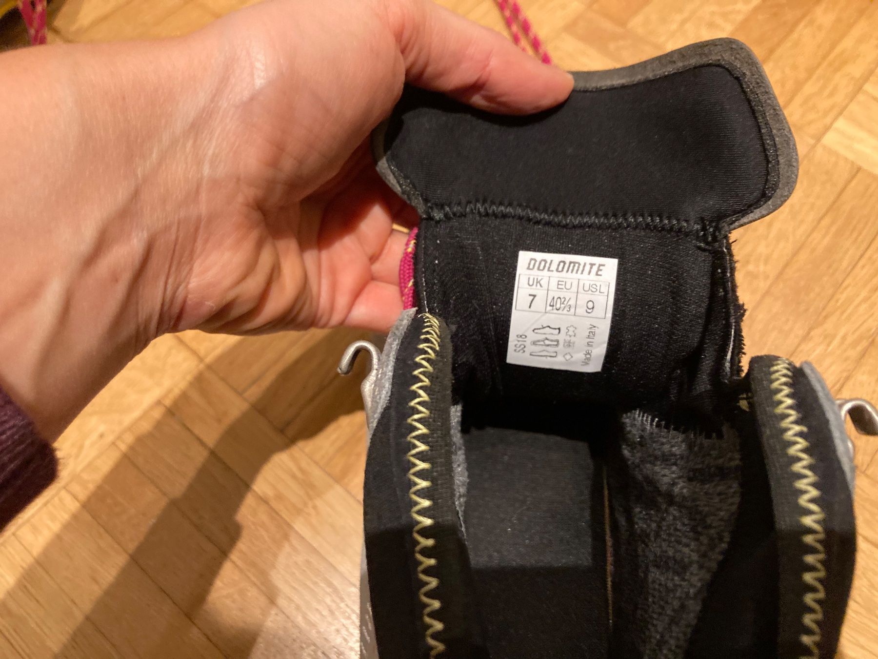 Damenschuhe: Steigeisenfeste Wanderschuhe Dolomite – Gebraucht aus Basel von wd-07 1