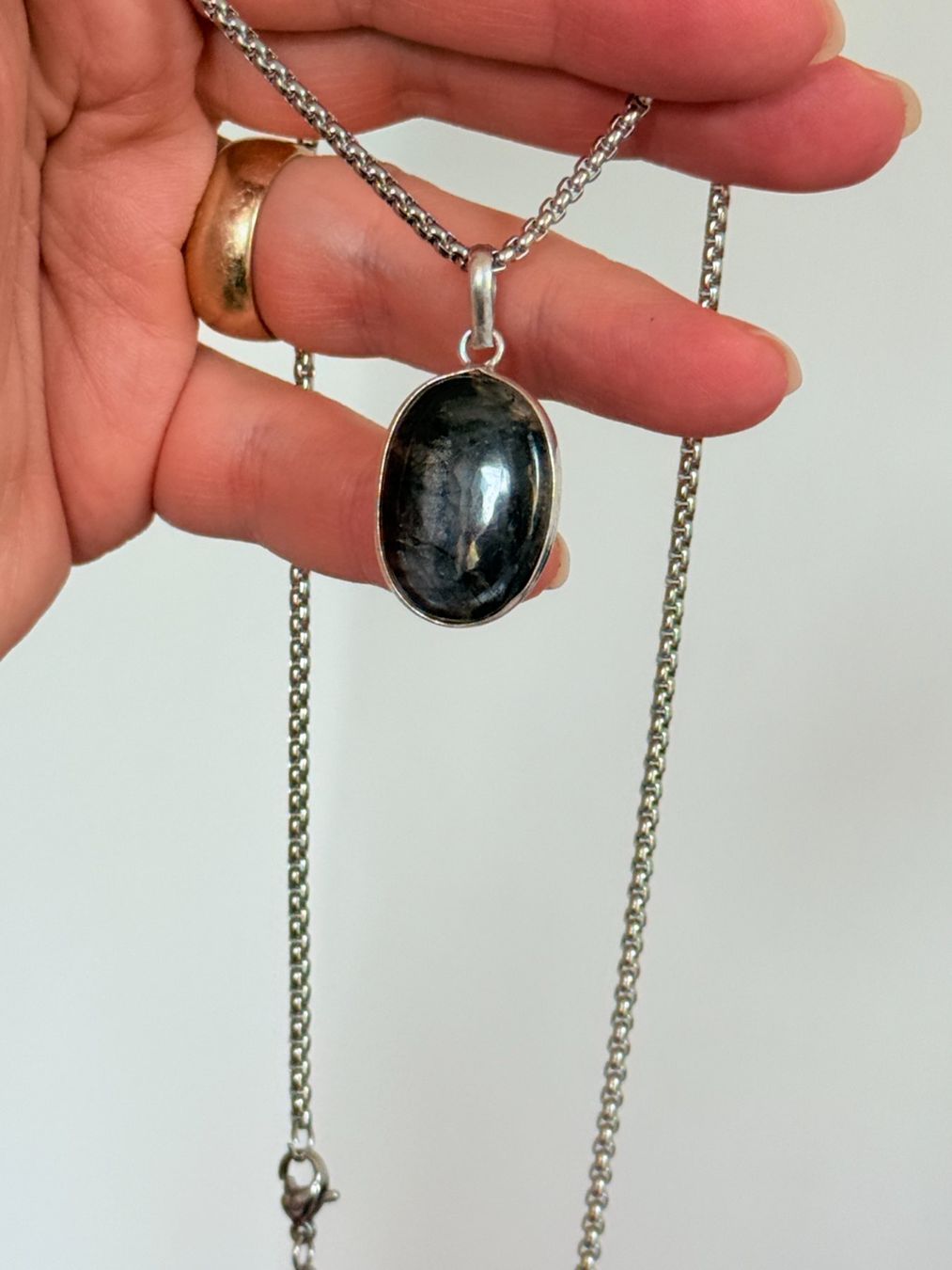 Colliers: Collier avec Labradorite – Neuf avec emballage d'origine à Genève par AWWA 6
