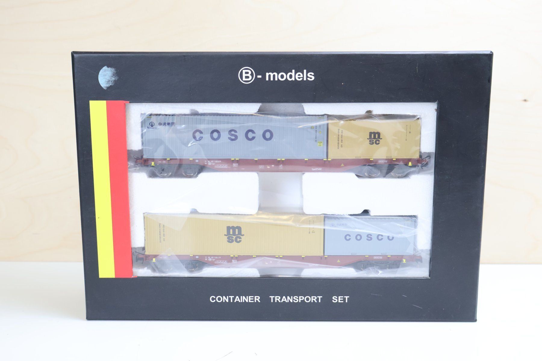 Modellini di ferrovie: B-MODELS Containerwagen Set - H0 45113 - Top Set – Usato da Mauren TG venduto da Defrancesco 4