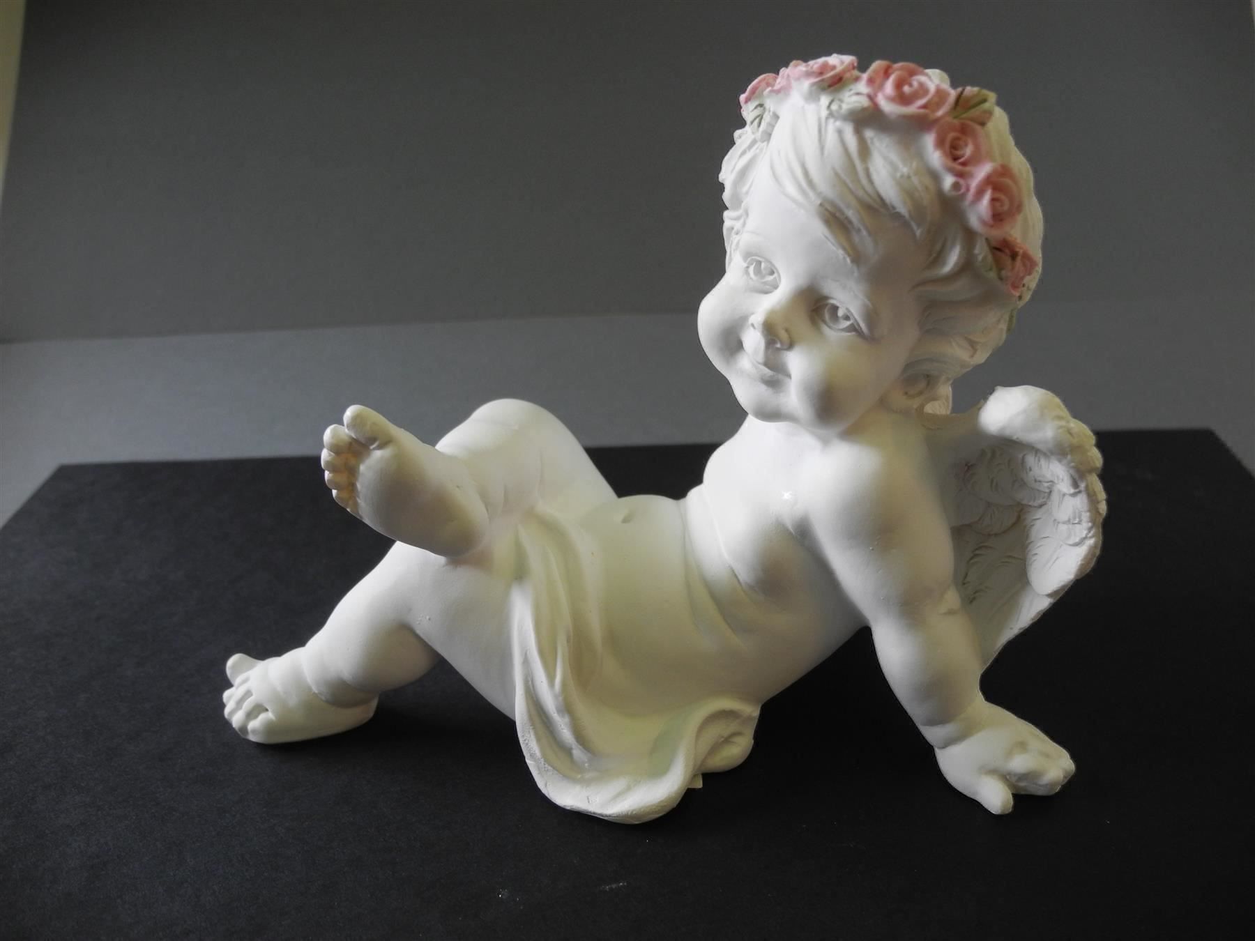 Statuette: Engel sitzend, Nr. d33 – Nuovo e nell'imballaggio originale da Kottwil venduto da Crazyrolf