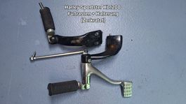 Harley Sportster XL 1200 Fussrasten und alles auf dem Bild