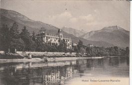 Ansichtskarte Hotel Reber Locarno Muralto gelaufen