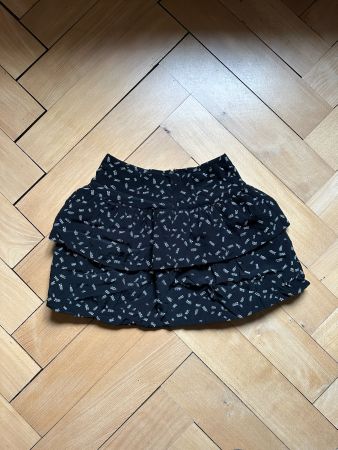 MAISON SCOTCH - Rock schwarz-weiss schwingend XS