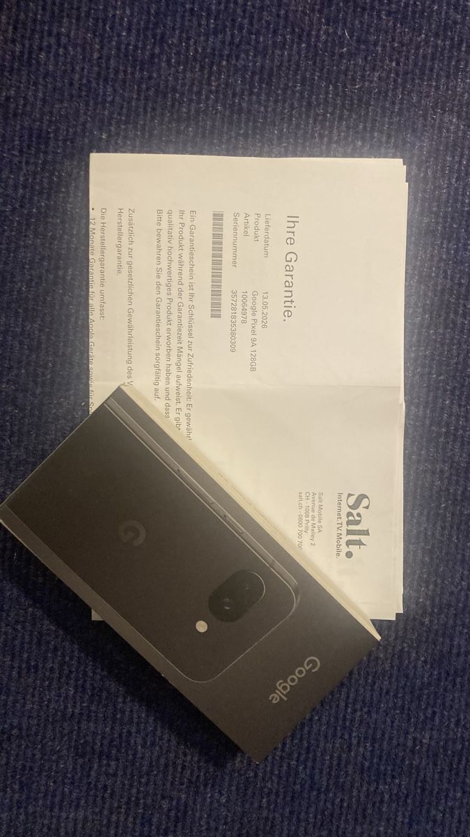 Google Telefoni cellulari / Smartphones: Natel Google Picel 9a – Nuovo e nell'imballaggio originale da Zürich venduto da 111262