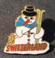 GG009 - Pin Schneemann in Switzerland
