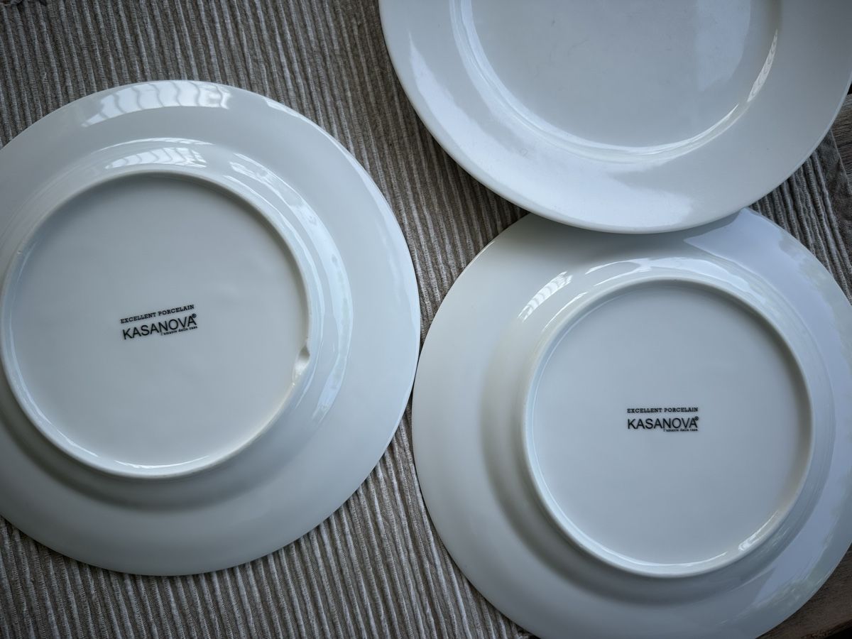 Piatti: 3 Kasanova Porcelain breakfast Plates – Usato da Zürich venduto da car_68nt 1