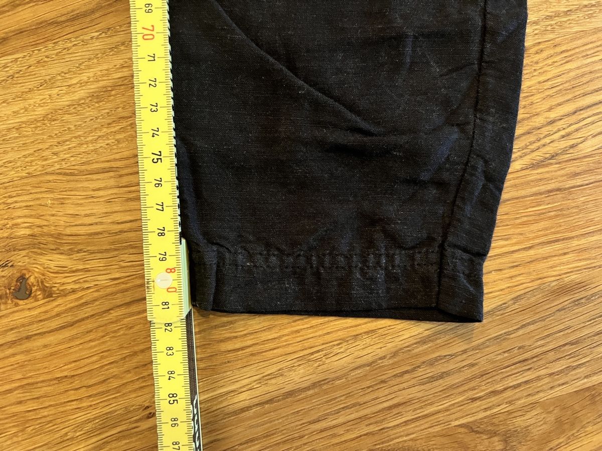 Pantaloni: Schwarze Leinen Sommerhose – Usato da Zürich venduto da len_2rmp 1