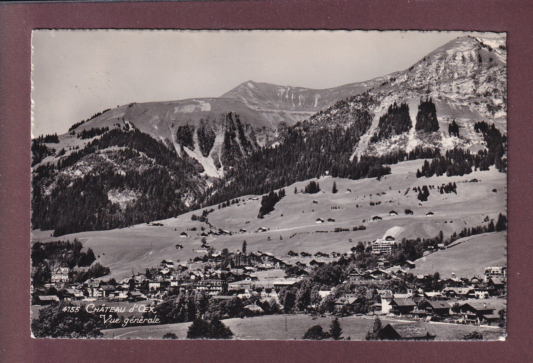 Cartoline postali: CHÂTEAU D'OEX - 1949 – Usato da Pully venduto da nicecards