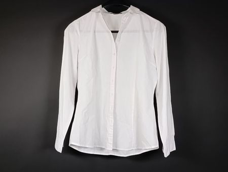 BONPRIX T-shirt à longues manches blanc - Taille 40