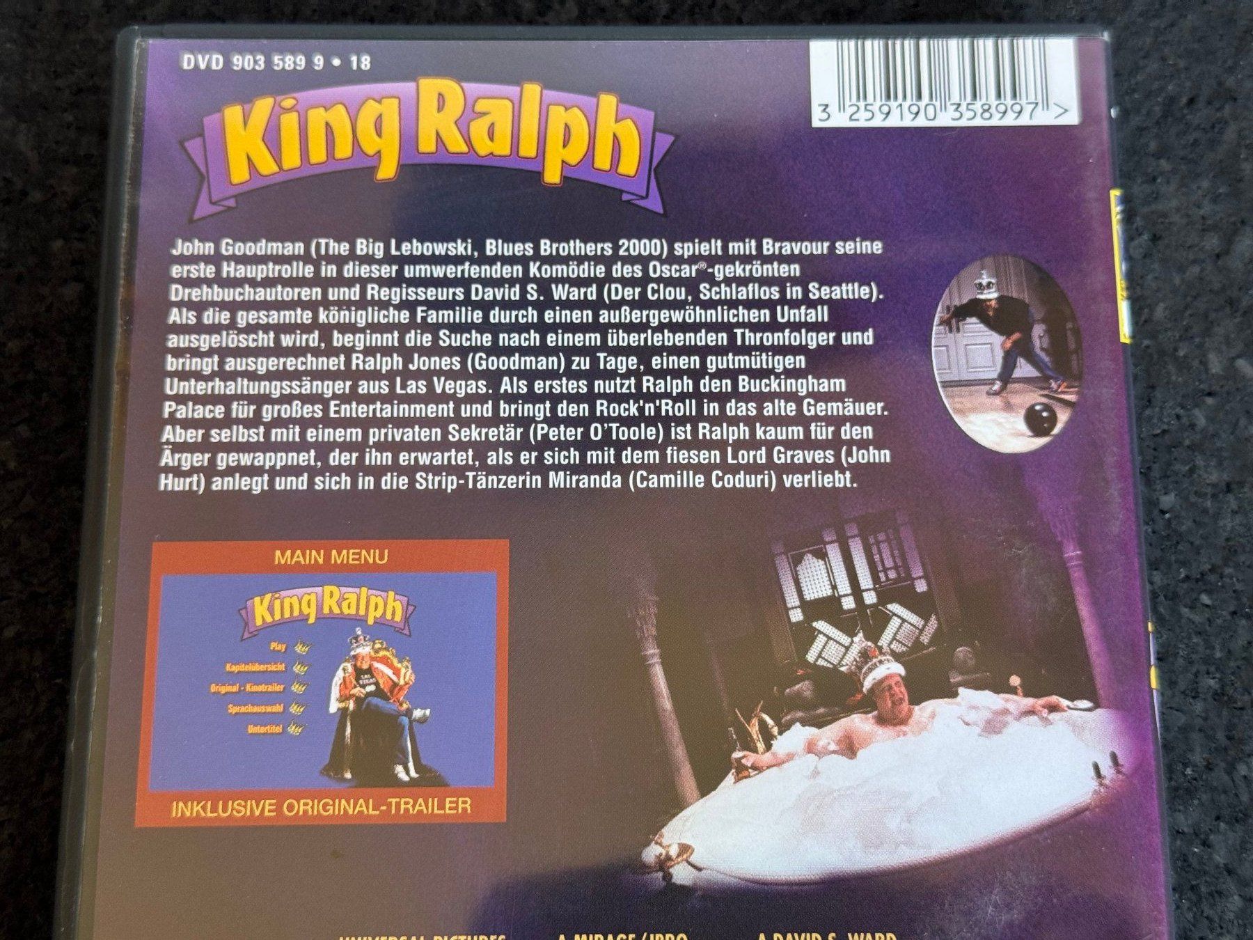 Alle DVDs: King Ralph DVD DE/EN John Goodman - Peter O'Toole – Gebraucht aus Fribourg von tschjoly 2