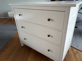 Kommode weiss 3 Schubladen IKEA Hemnes