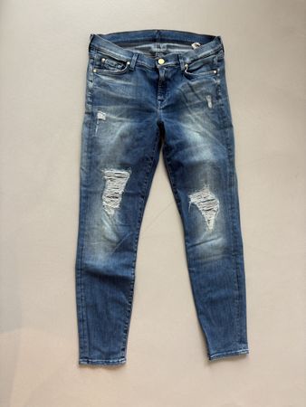 7 For All Mankind Jeans, Blue, Size 30