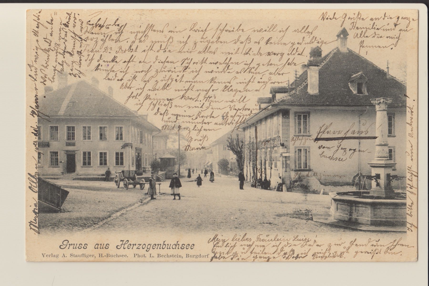 Cartoline postali: AK Gruss aus Herzogenbuchsee 22.05.1905 – Usato da Kirchberg BE venduto da Mgh