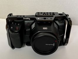Blackmagic Pocket Cinema Camera 6K with Smallrig Cage + VND