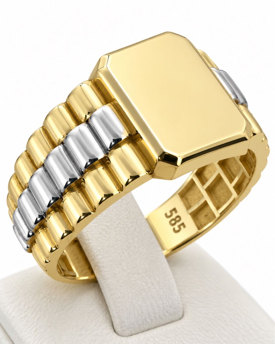 Anelli: 585/14 Karat Gold Ring NEU – Nuovo e nell'imballaggio originale da Murg venduto da MTGold 4