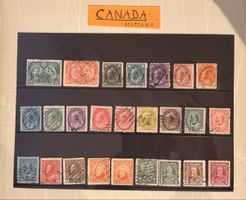 Lot de 23 timbres du Canada, collection variée, divers