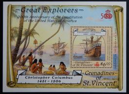 St. Vincent Grenadines Block ** 1976 200 Jahre USA