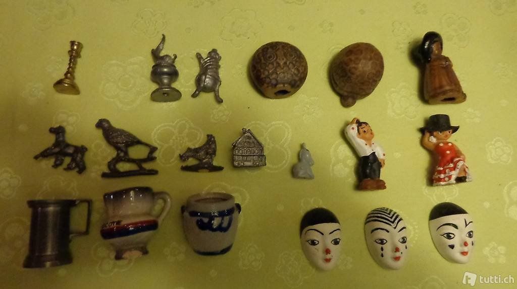 Figuren: SETZKASTENFIGUREN AUS ALTEN ZEITEN – Neu (gemäss Beschreibung) aus Ettingen von troll-mutter