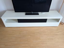 TV Unterteil weiss mit Klappen guter Zustand