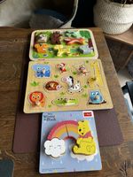 Tolle Holz-Puzzles Tiere & Winnie Pooh für Kinder-Spielspass