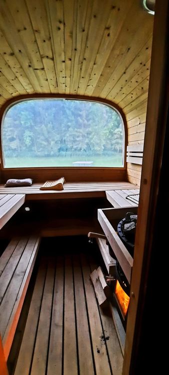 Mobile Sauna inkl. Anhänger fixfertig und betriebsbereit! Kaufen
