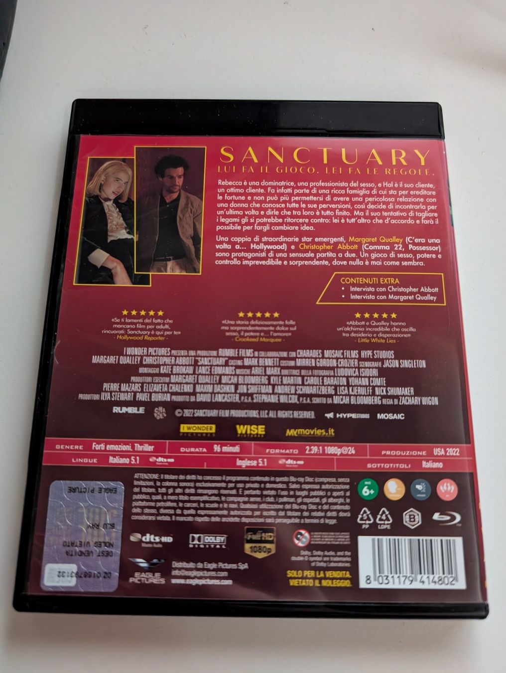 Tutti i DVDs: Sanctuary - Blu Ray DVD Italian – Usato da Hünenberg See venduto da SpecialEditionGaming 1