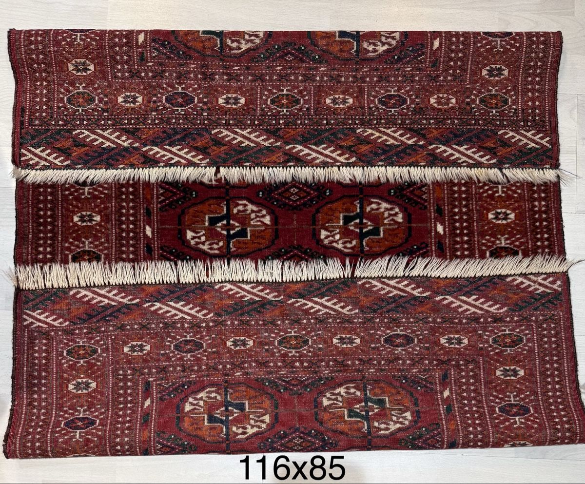 Tappeti: Orientteppich handgeknüpft rot mit Muster 116x85 – Usato da Büron venduto da Filadefia-888 8