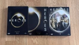 Heroes DVD Staffeln 1.1, 1.2 und 2 alles Steelbooks!