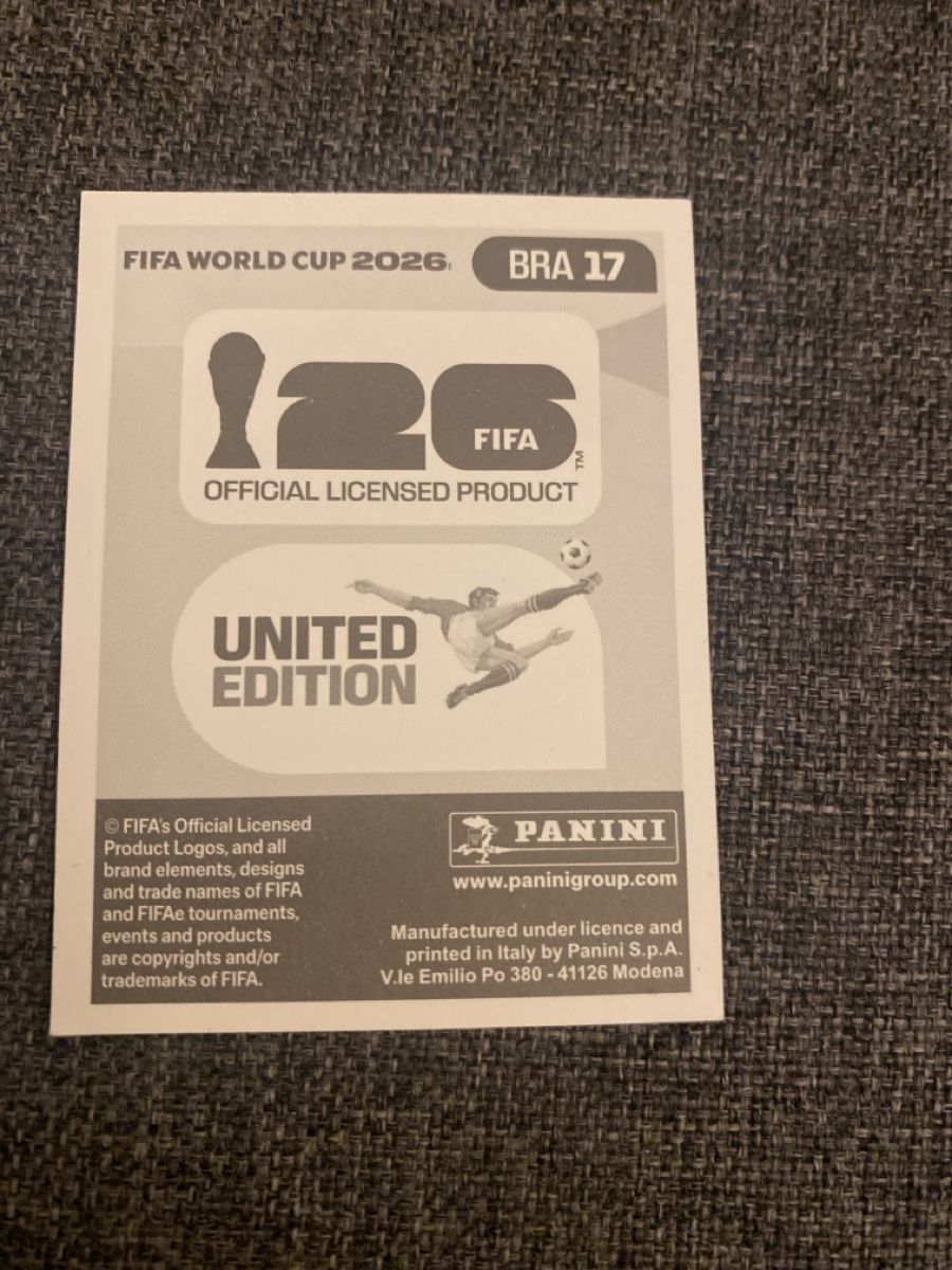 Panini Carte collezionabili: PANINI BRA 17 FIFA World Cup 2026  – Nuovo (secondo la descrizione) da Baden venduto da Dunkelheit 1