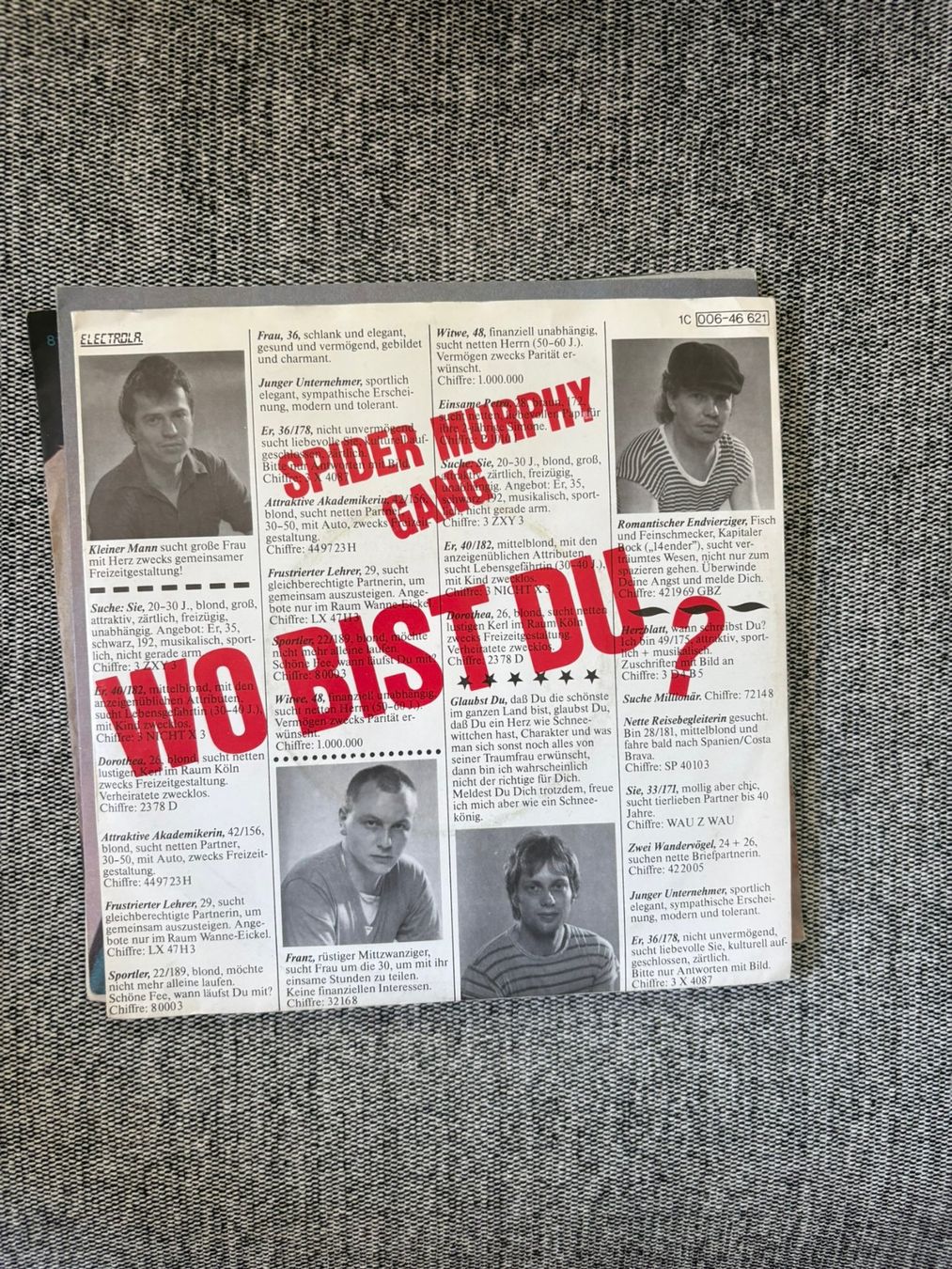 Dischi in vinile: Spider Murphy Gang - Wo Bist Du – Usato da Zofingen venduto da Bigron