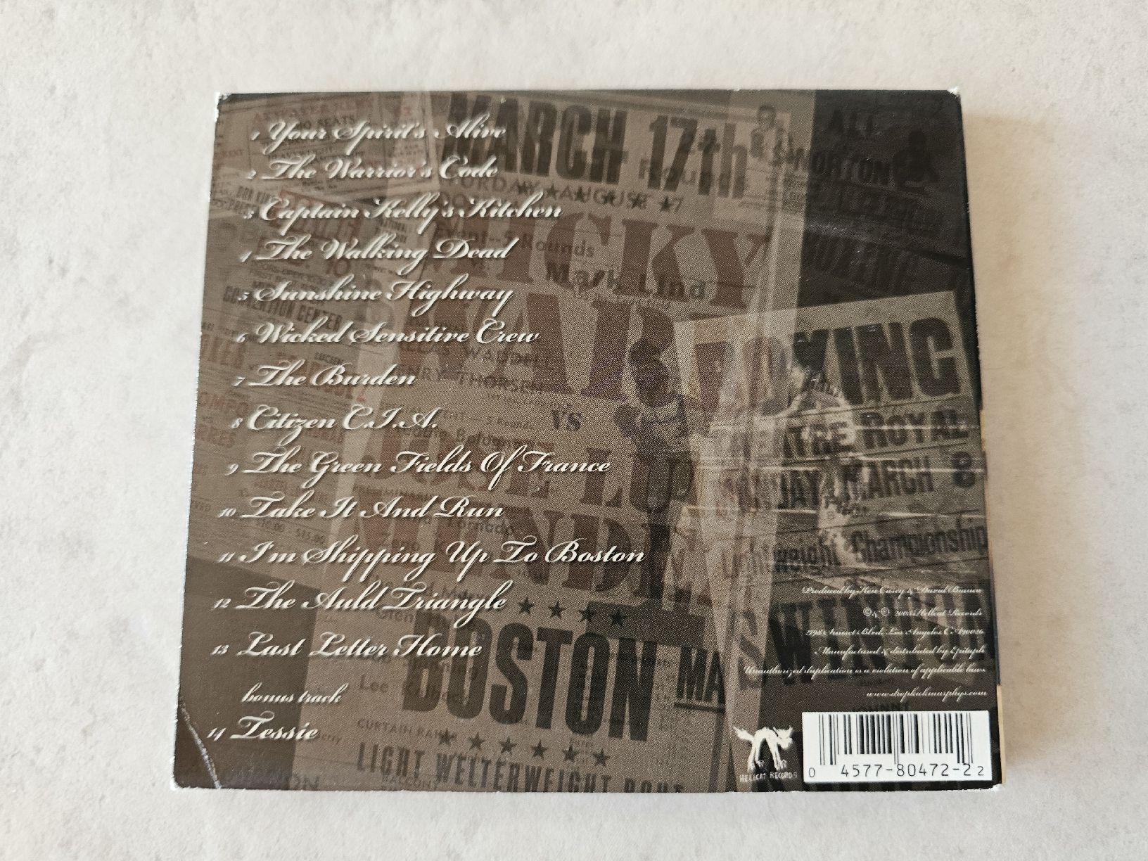 CD: Dropkick Murphys  -  The Warrior's Code – Usato da Schneisingen venduto da backstore24 1