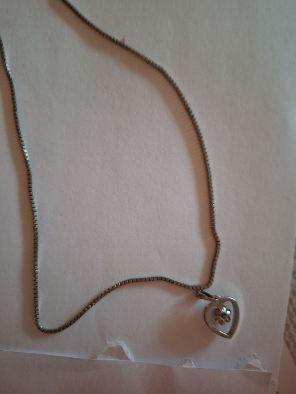 Catenine: chaine argent 925 et pendentif 800 – Nuovo (secondo la descrizione) da Genève venduto da Cristin1 3
