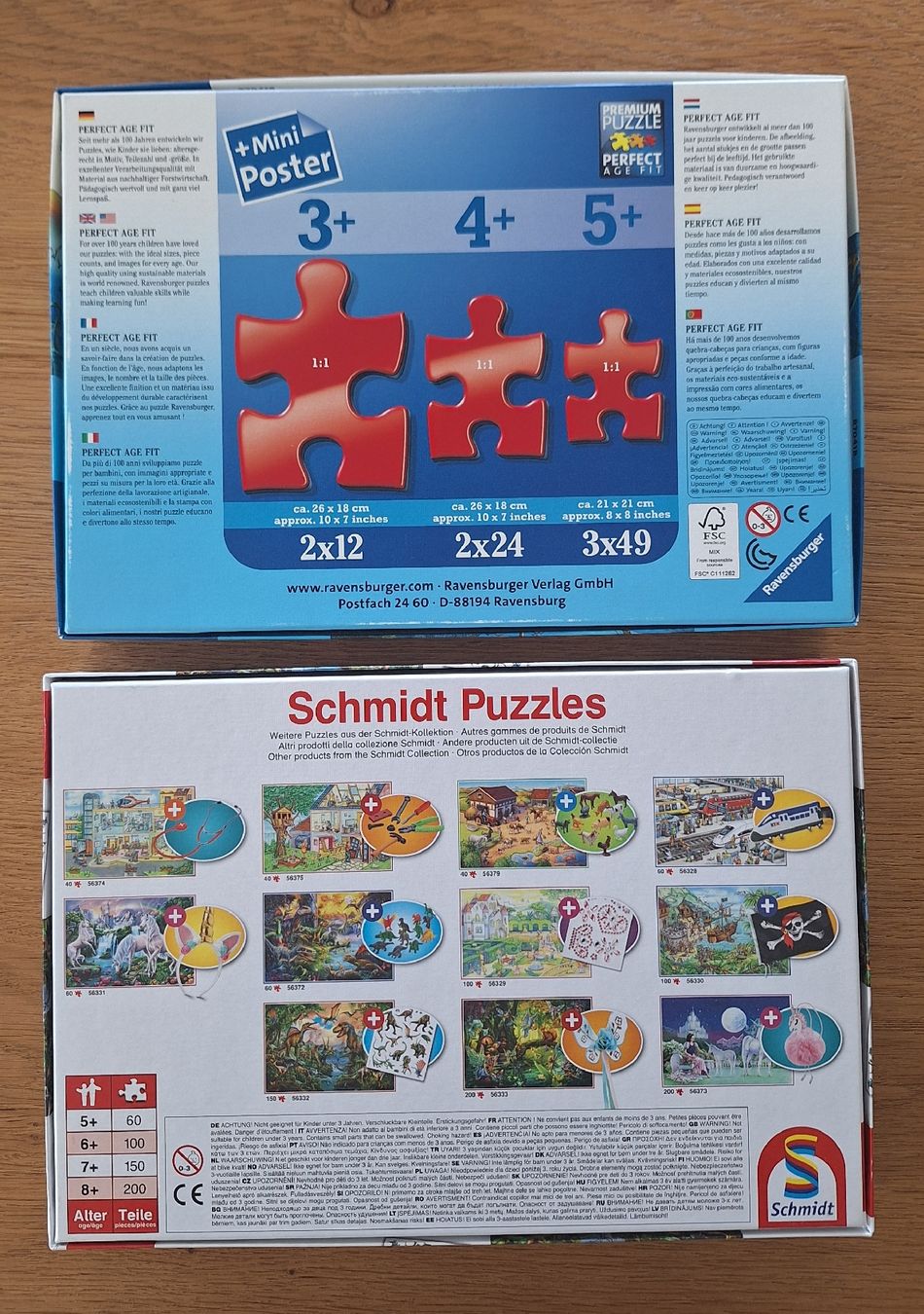 Ravensburger Puzzle: Ravensburger & Schmidt Puzzle Dinosaurier – Usato da Oberkulm venduto da kar_jgx9 1