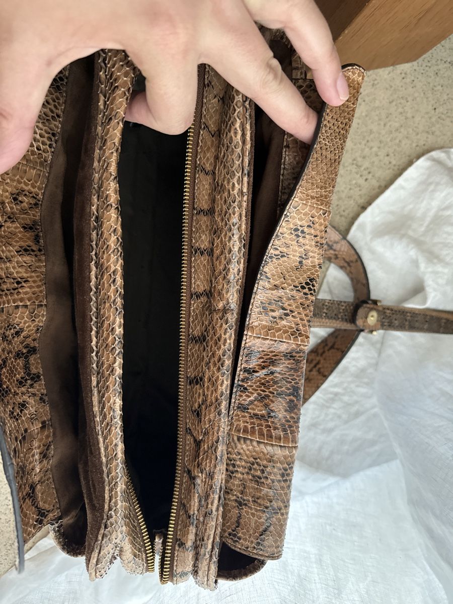 Mulberry Taschen für Damen: MULBERRY Schlangenleder braun Bowlingtasche – Neu (gemäss Beschreibung) aus Brütten von Rod816 4