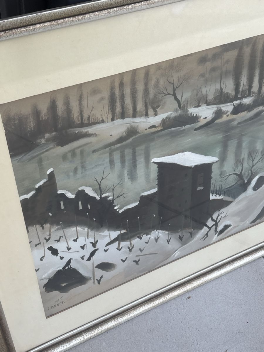 Dipinti: C.Menge Peinture 1955 – Usato da Chavornay venduto da Gold-Gym 1